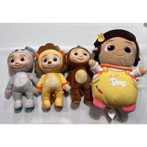CoComelon Plush Toy Lot JJ Lion Koala Monkey Cece HugMees Squishmallow Kellytoy